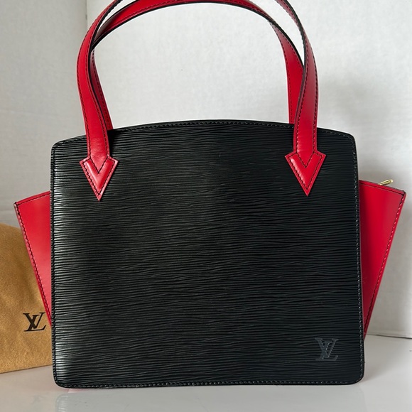 Louis Vuitton Handbags - Authentic Louis Vuitton  Handbag Varenne Epi Black/Red M52387/230413